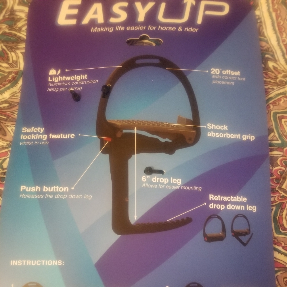 NWT Rambo Easy Up Stirrups - Picture 2 of 2